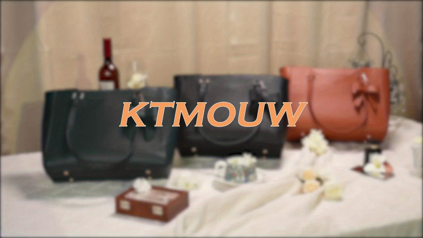 KTMOUW Women's Large Capacity Laptop Tote Bag for Business