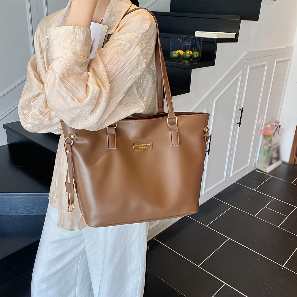 Versatile Women's Large Capacity Tote Bag for Commuting