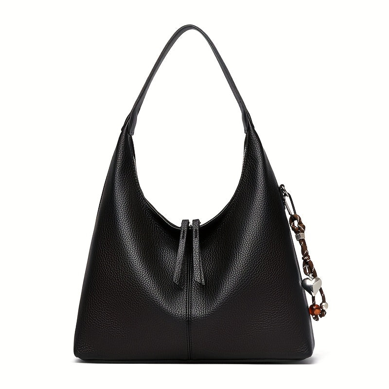 Elegant Large Capacity Tote Handbag with Multi-Color Options