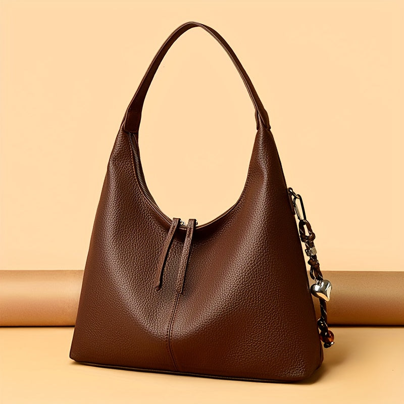 Elegant Large Capacity Tote Handbag with Multi-Color Options