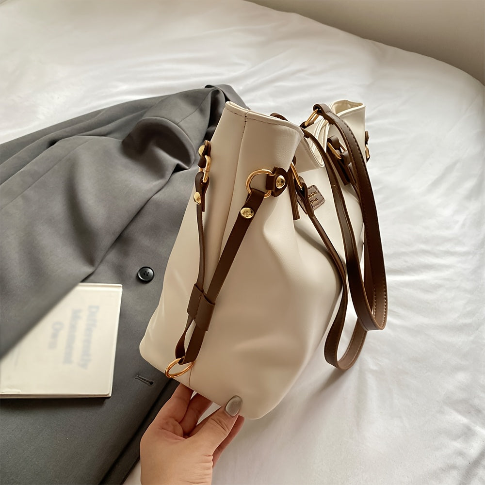 Versatile Women's Large Capacity Tote Bag for Commuting