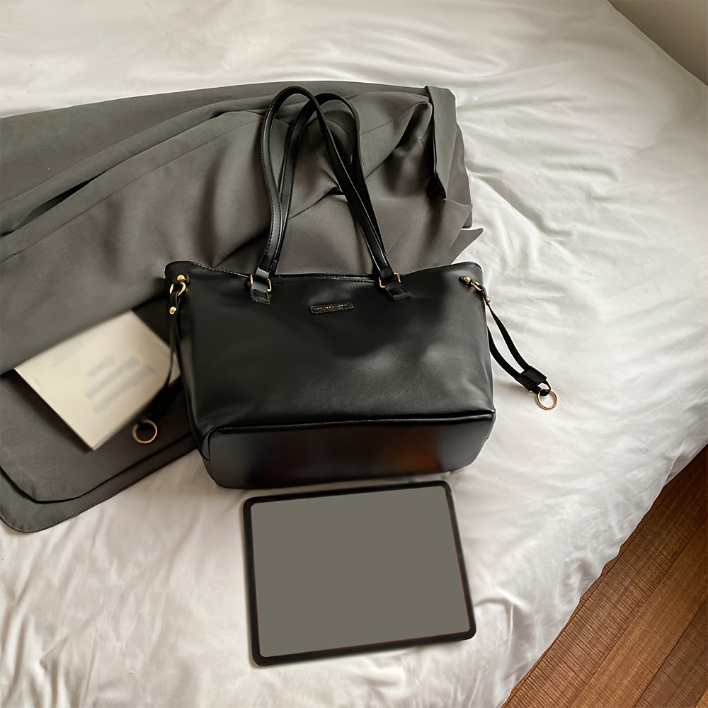 Versatile Women's Large Capacity Tote Bag for Commuting