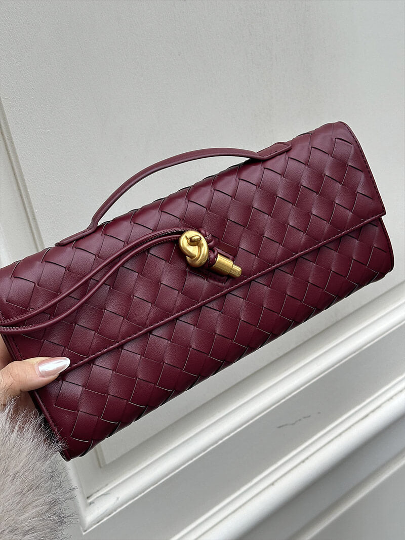 Maribella braided-clutch