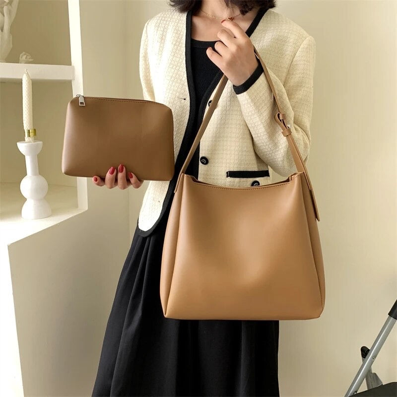 Bella Shoulder Bag Set — Elegant & Versatile Duo