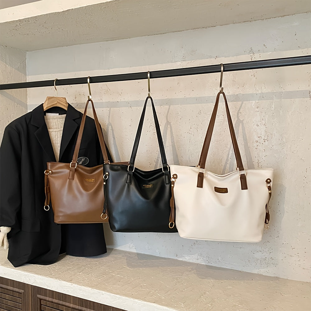 Versatile Women's Large Capacity Tote Bag for Commuting