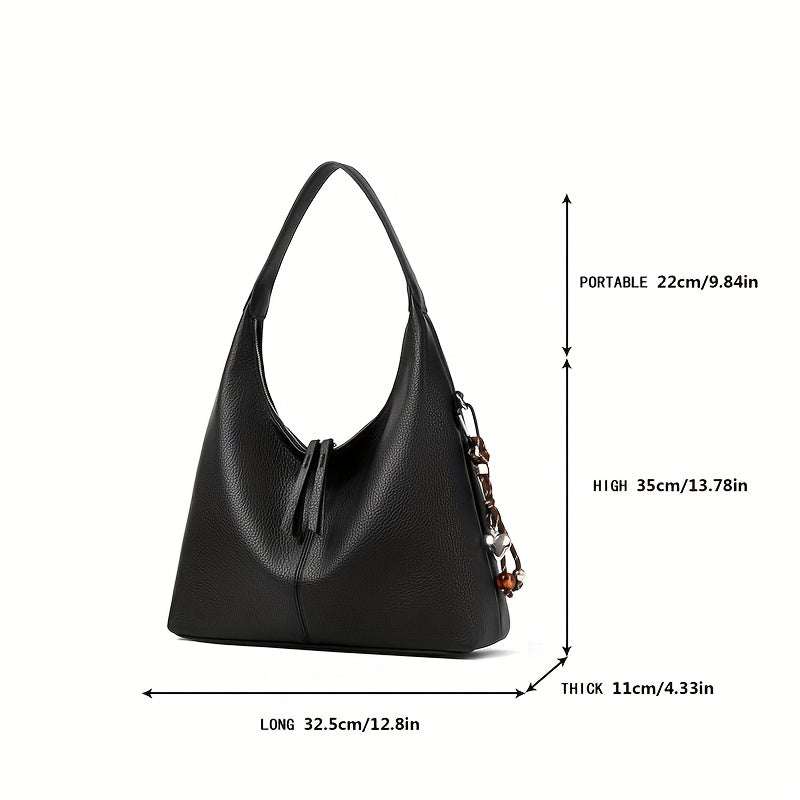 Elegant Large Capacity Tote Handbag with Multi-Color Options