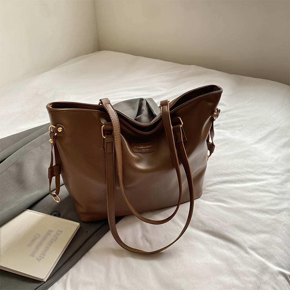 Versatile Women's Large Capacity Tote Bag for Commuting