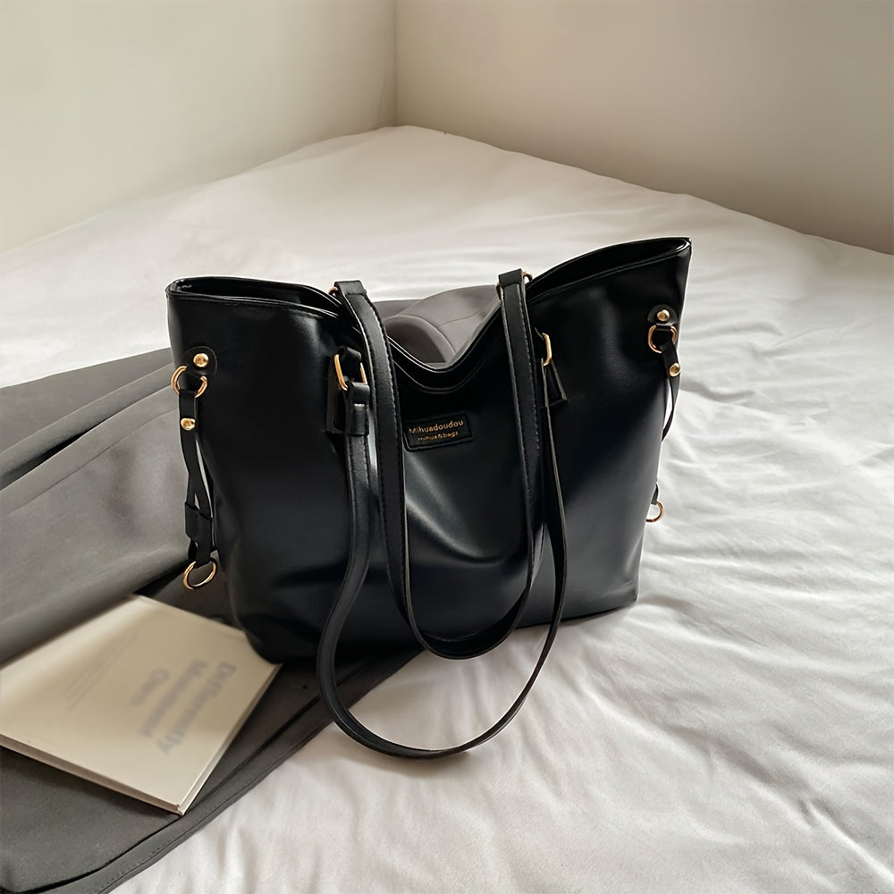 Versatile Women's Large Capacity Tote Bag for Commuting