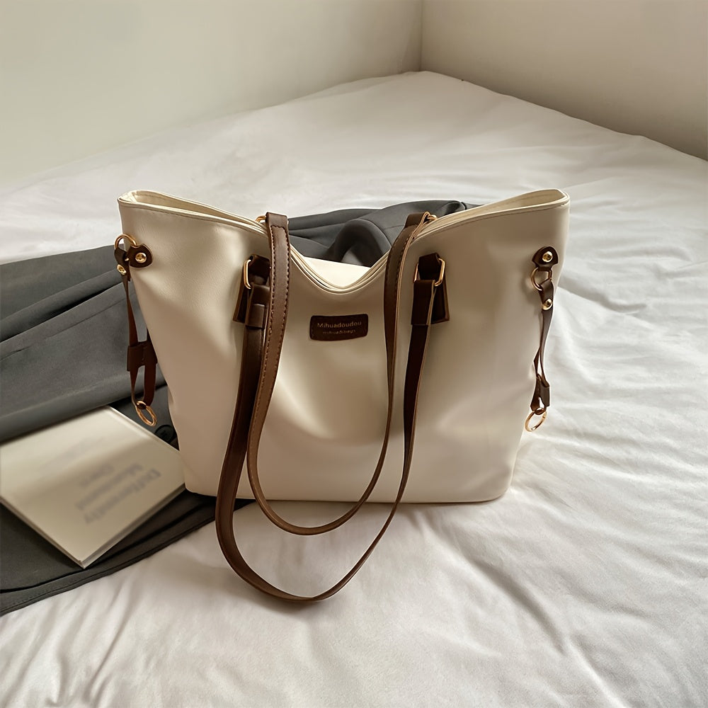 Versatile Women's Large Capacity Tote Bag for Commuting
