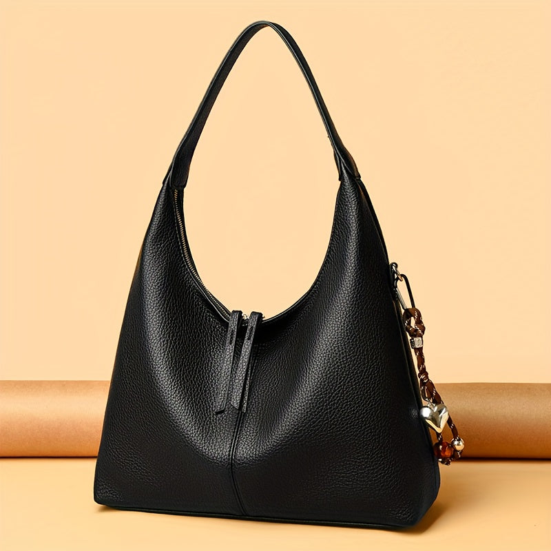 Elegant Large Capacity Tote Handbag with Multi-Color Options