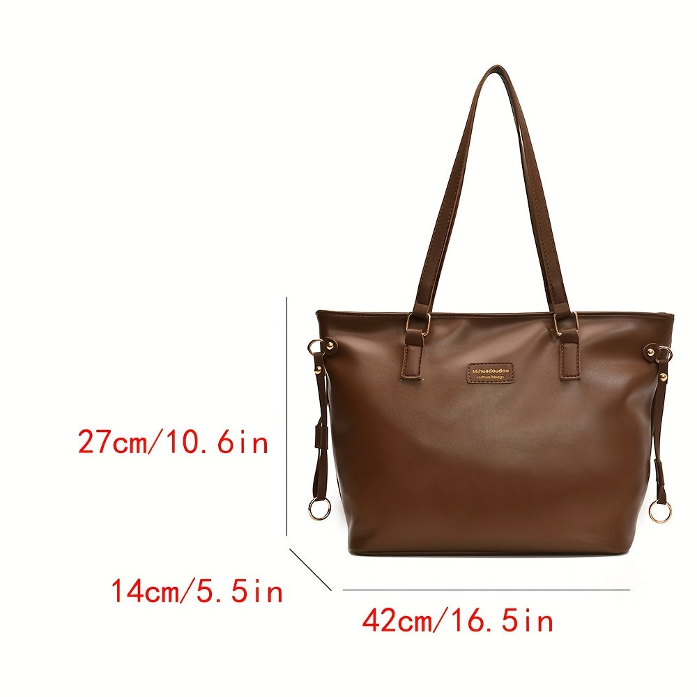 Versatile Women's Large Capacity Tote Bag for Commuting