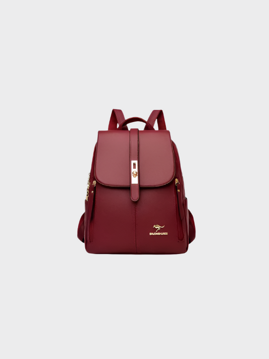 Ava | Stylish Women's Anti-Theft Leather Backpack for Travel