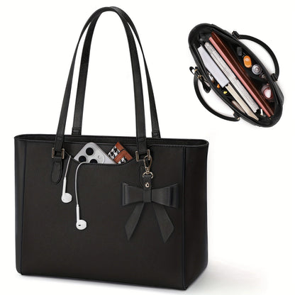 KTMOUW Women's Large Capacity Laptop Tote Bag for Business