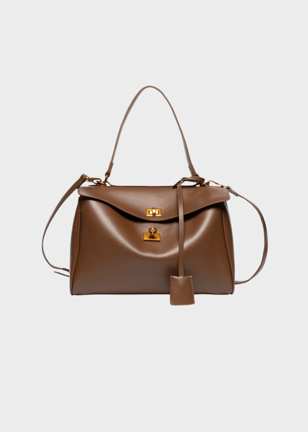 Grace: Elegant Leather Handbag - A Timeless Fashion Accessory