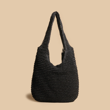 Gia | Women's Elegant Woven Beach Tote Bag