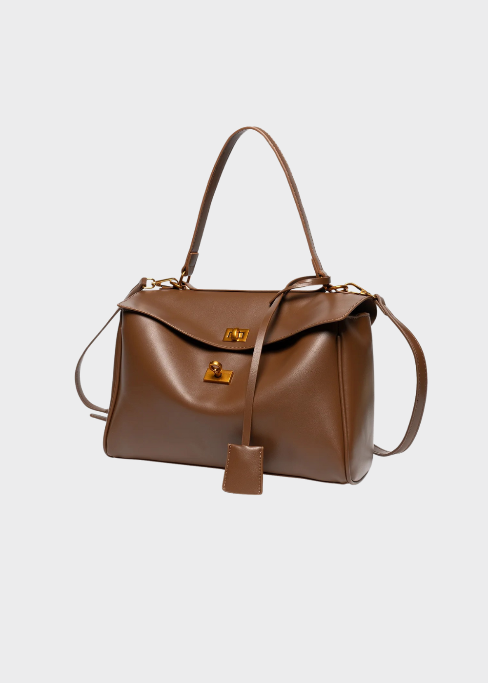 Grace: Elegant Leather Handbag - A Timeless Fashion Accessory
