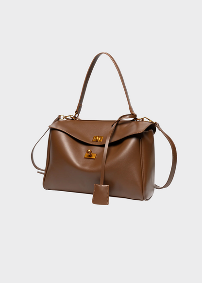 Grace: Elegant Leather Handbag - A Timeless Fashion Accessory