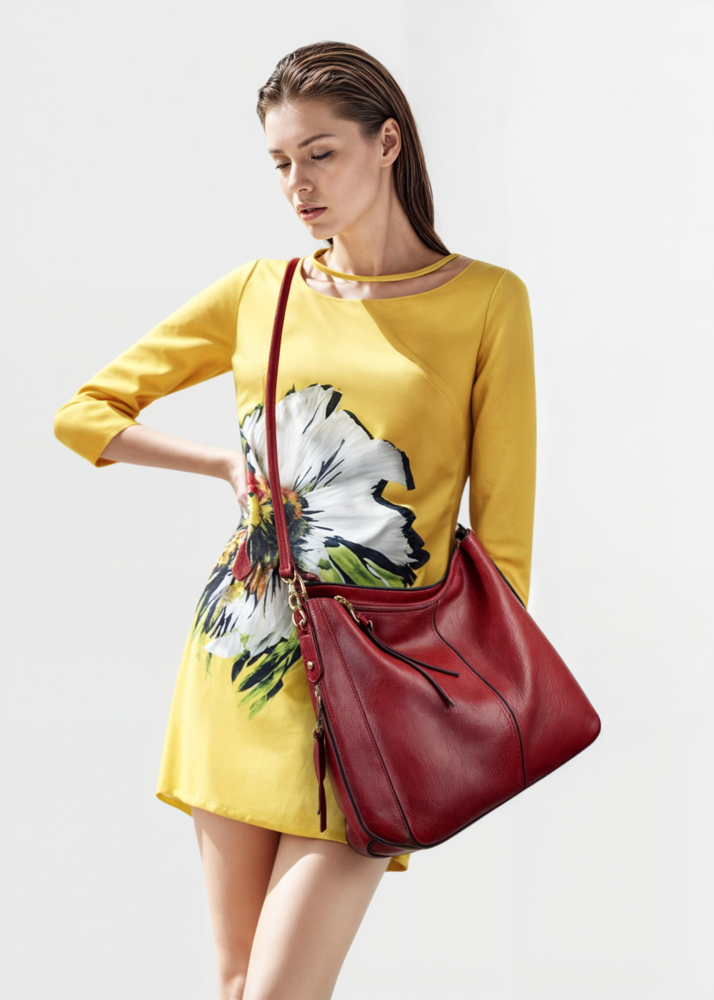 Ersilia | Chic Luxe Leather Tote Bag for Women