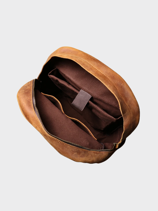 Alira | Stylish Vintage Leather Backpack with Laptop Compartment