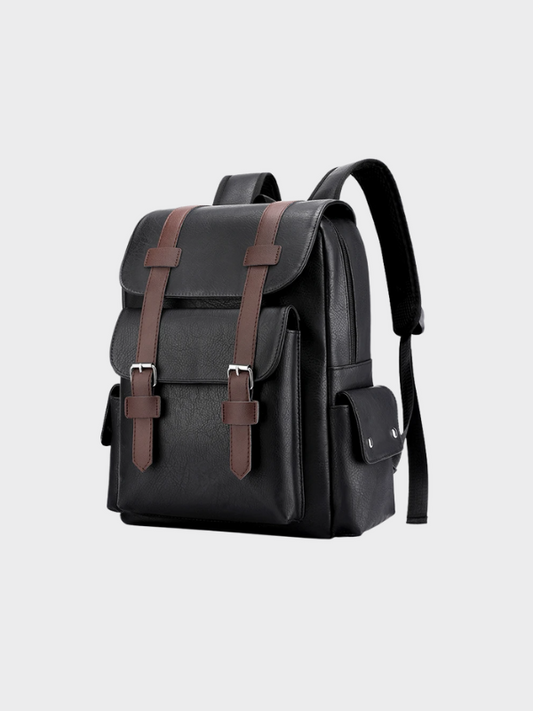 Angelo | Stylish Men's Leather Backpack with Large Capacity
