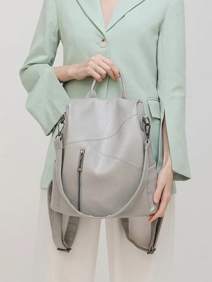Aurora | Chic Women's Anti-Theft Leather Travel Backpack