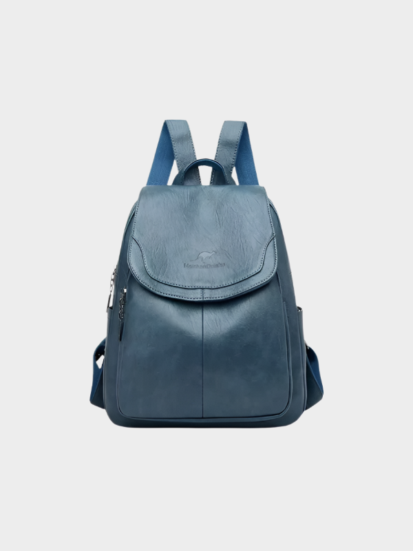 Danielle: Chic Anti-Theft Leather Backpack for Women