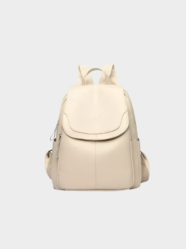 Danielle: Chic Anti-Theft Leather Backpack for Women