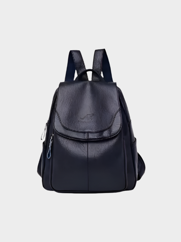 Danielle: Chic Anti-Theft Leather Backpack for Women