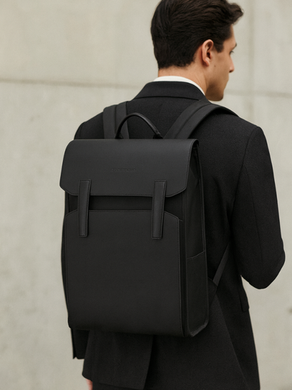 Justin | Timeless Leather Backpack for Men and Travel