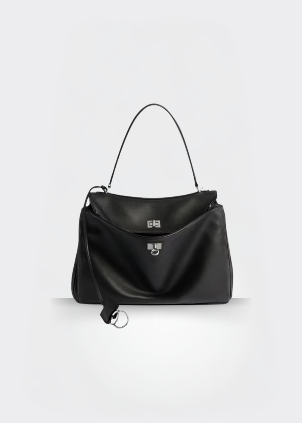 Grace: Elegant Leather Handbag - A Timeless Fashion Accessory