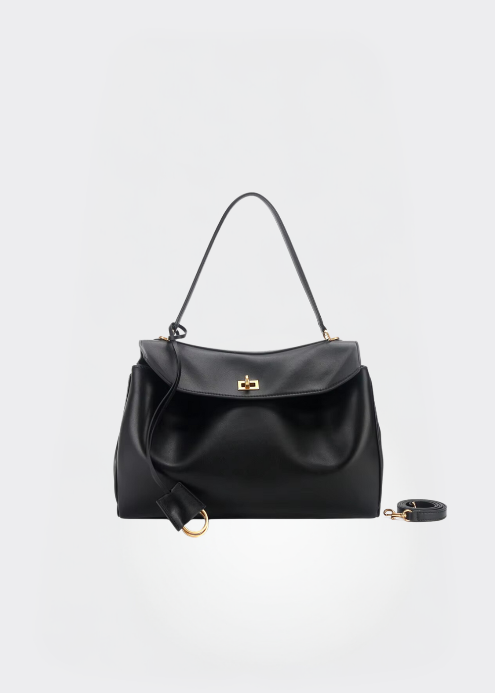 Grace: Elegant Leather Handbag - A Timeless Fashion Accessory