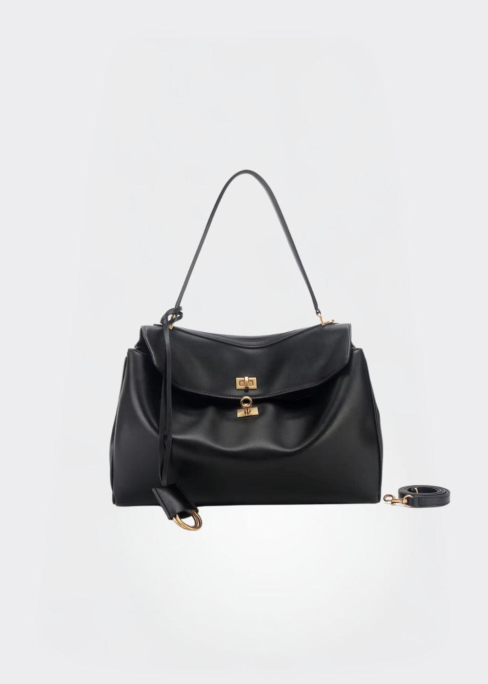 Grace: Elegant Leather Handbag - A Timeless Fashion Accessory