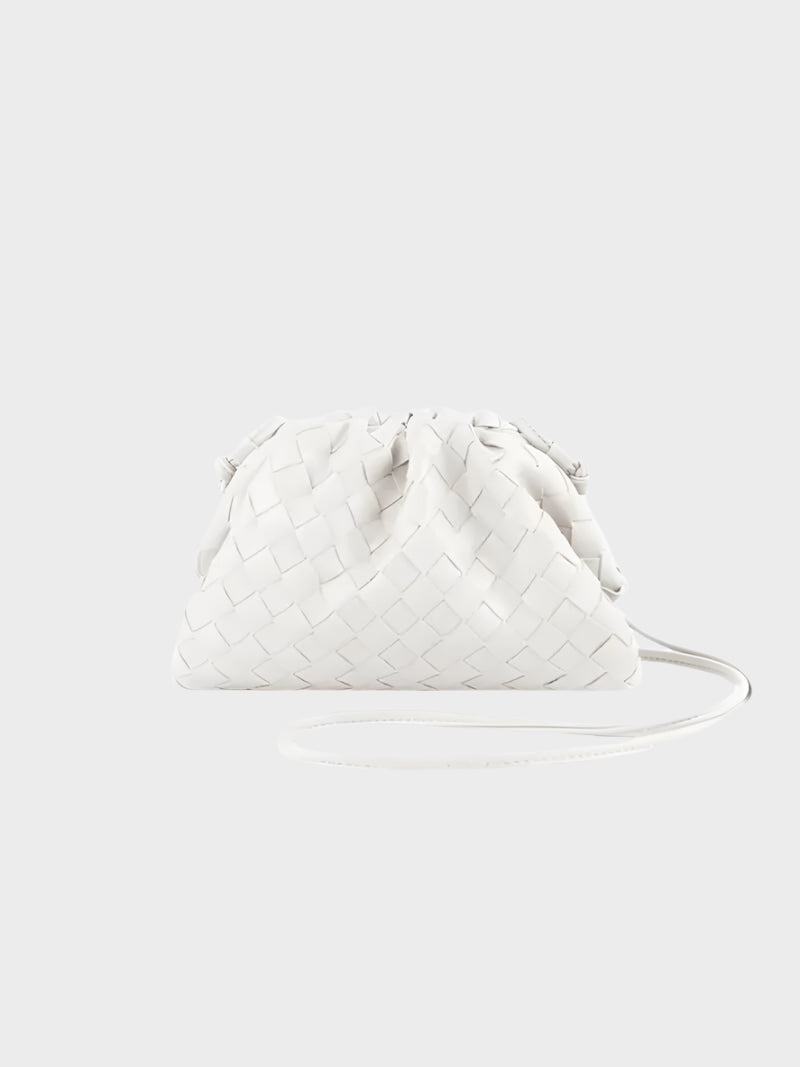 Amelia | Chic Mini Bag for Outings in Woven Vegan Leather
