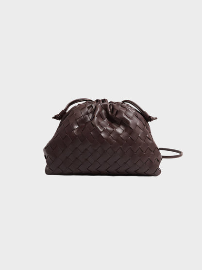 Amelia | Chic Mini Bag for Outings in Woven Vegan Leather