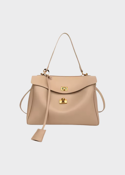 Grace: Elegant Leather Handbag - A Timeless Fashion Accessory
