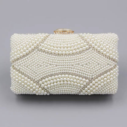 Elegant Violeta Pearl Clutch with Free Tracked Shipping