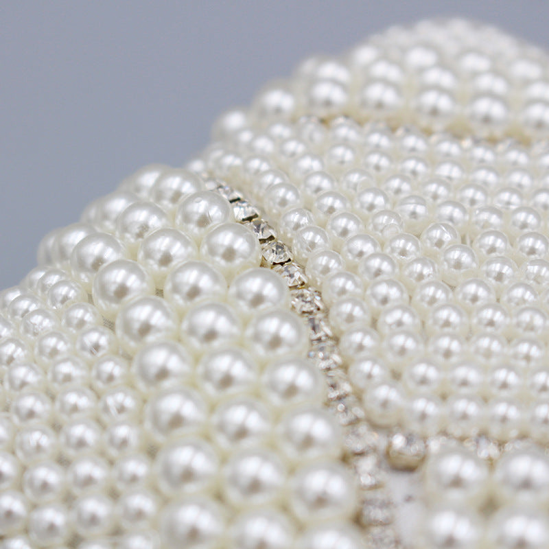 Elegant Violeta Pearl Clutch with Free Tracked Shipping