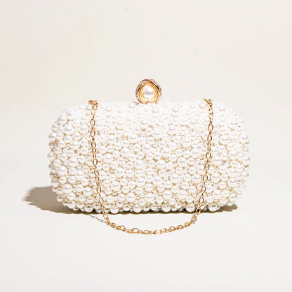 Elegant Geneva Pearl Clutch: A Sophisticated Evening Bag