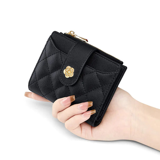 Chic Christine Flower Wallet: Stylish Organizer for Everyday Essentials