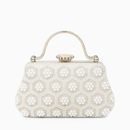 Elegant Emelia Pearl Clutch Bag for Stylish Evening Events