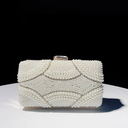 Elegant Violeta Pearl Clutch with Free Tracked Shipping