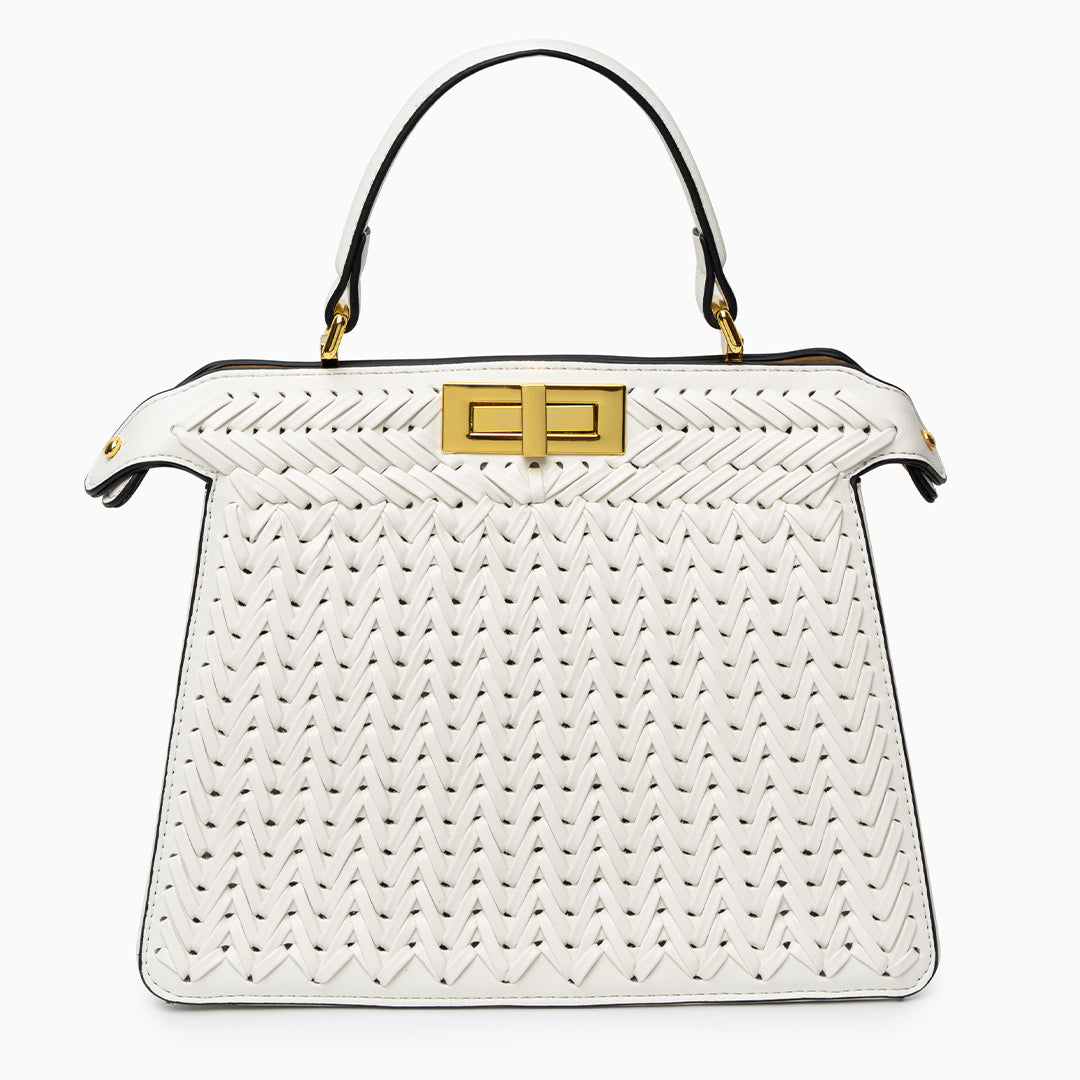 Elevate Your Style with the Diana Woven Handbag