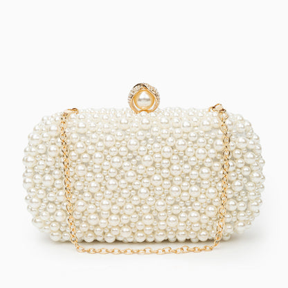 Elegant Geneva Pearl Clutch: A Sophisticated Evening Bag