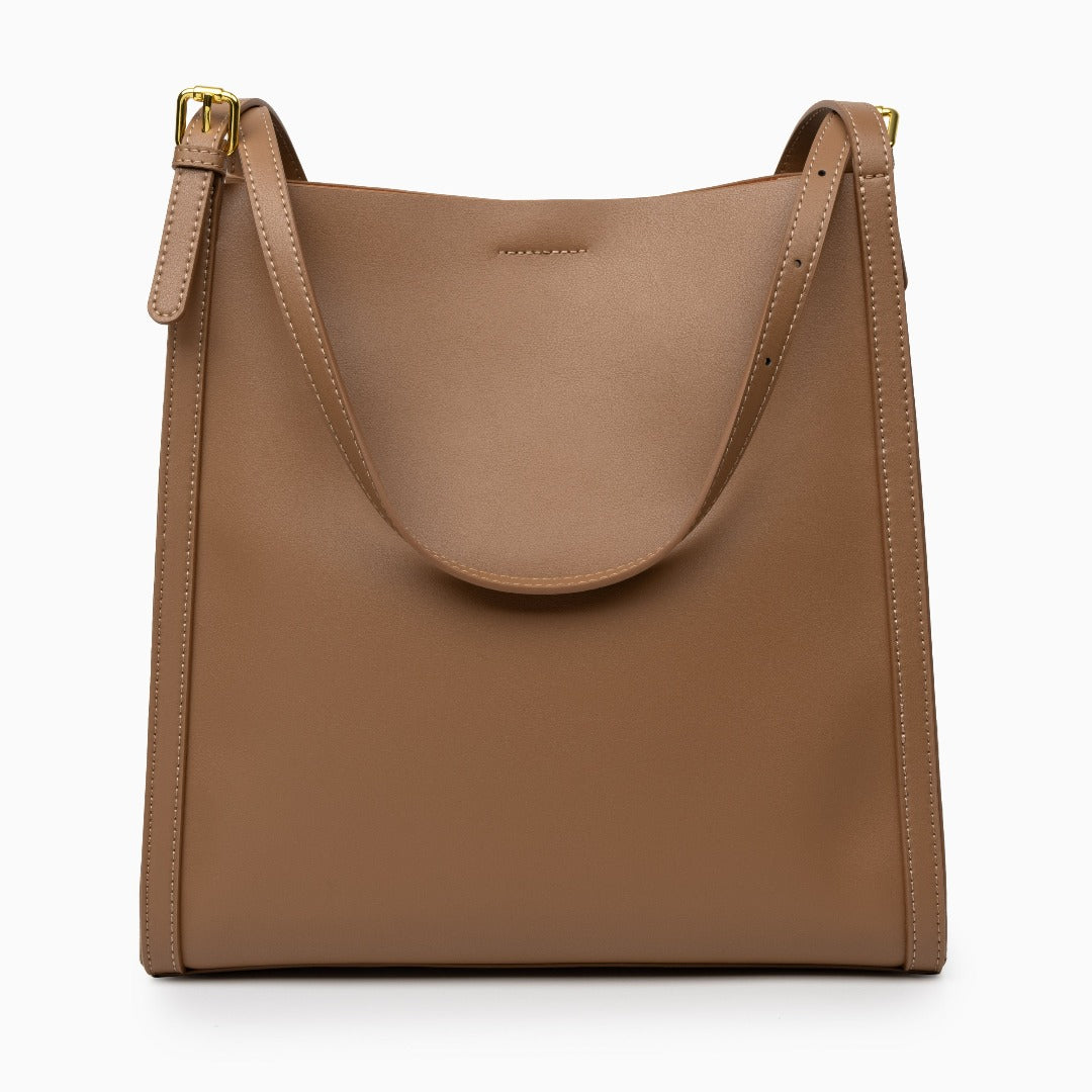 Chic Sindy Leather Tote Bag for Organized Essentials