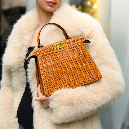 Elevate Your Style with the Diana Woven Handbag