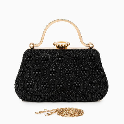 Elegant Emelia Pearl Clutch Bag for Stylish Evening Events
